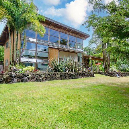 Jungle Haven Ocean Front Eco Villa On Fruit Farm Pahoa Exteriör bild