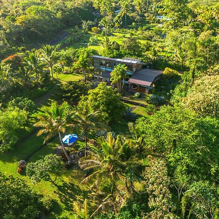 Jungle Haven Ocean Front Eco Villa On Fruit Farm Pahoa Exteriör bild