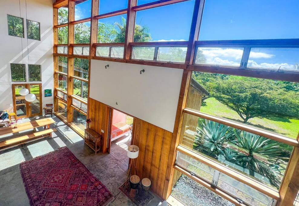 Jungle Haven Ocean Front Eco Villa On Fruit Farm Pahoa Exteriör bild